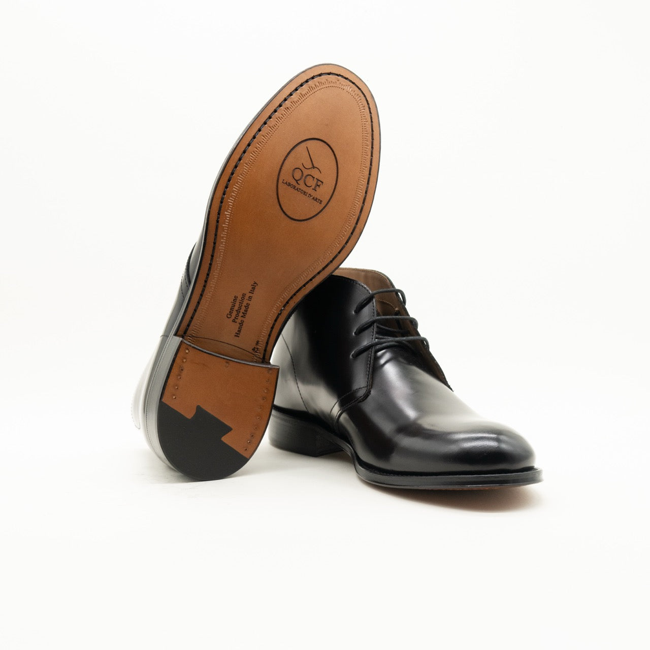 Polacchino uomo in vitello abrasivato spazzolato