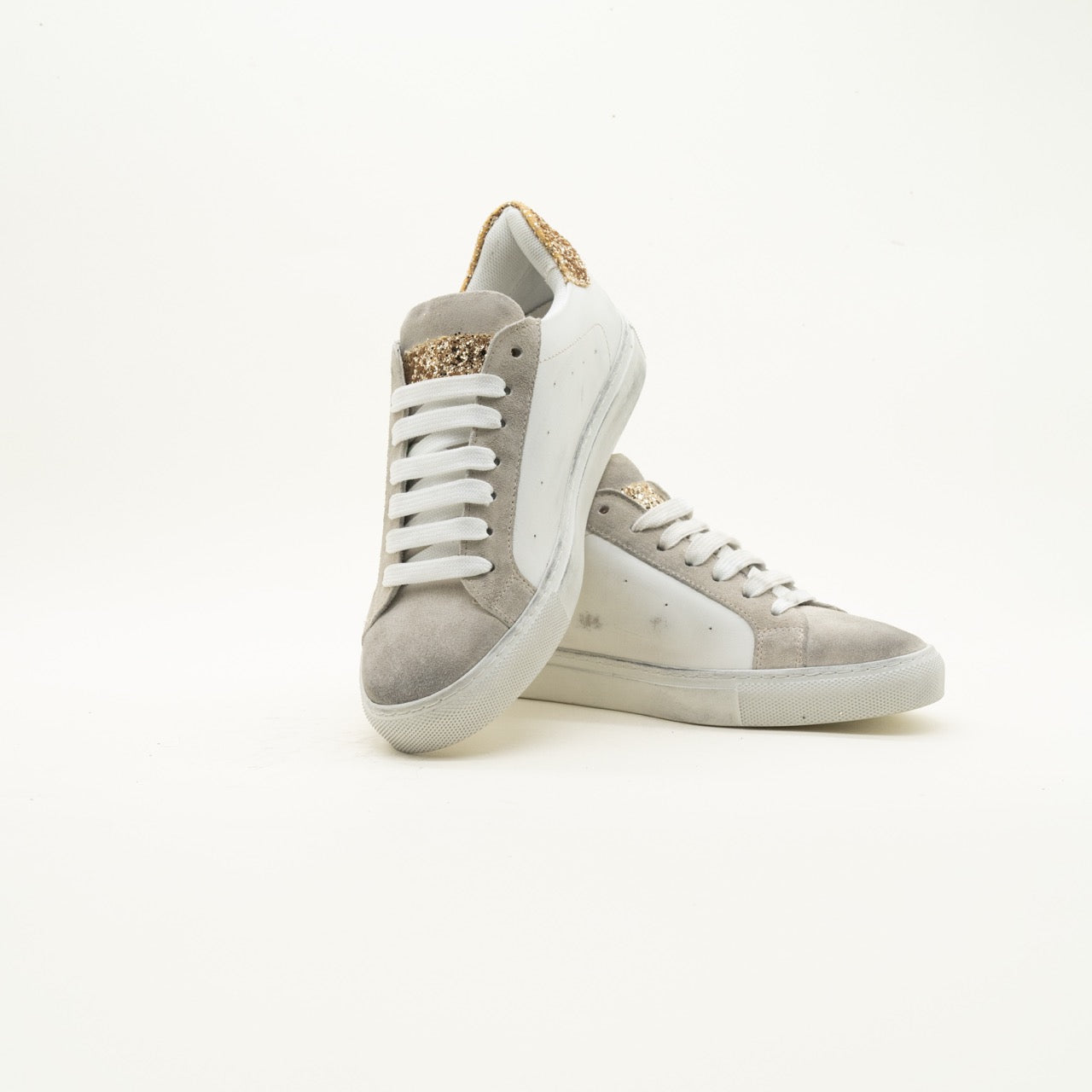 Sneaker da donna PL bianco/oro