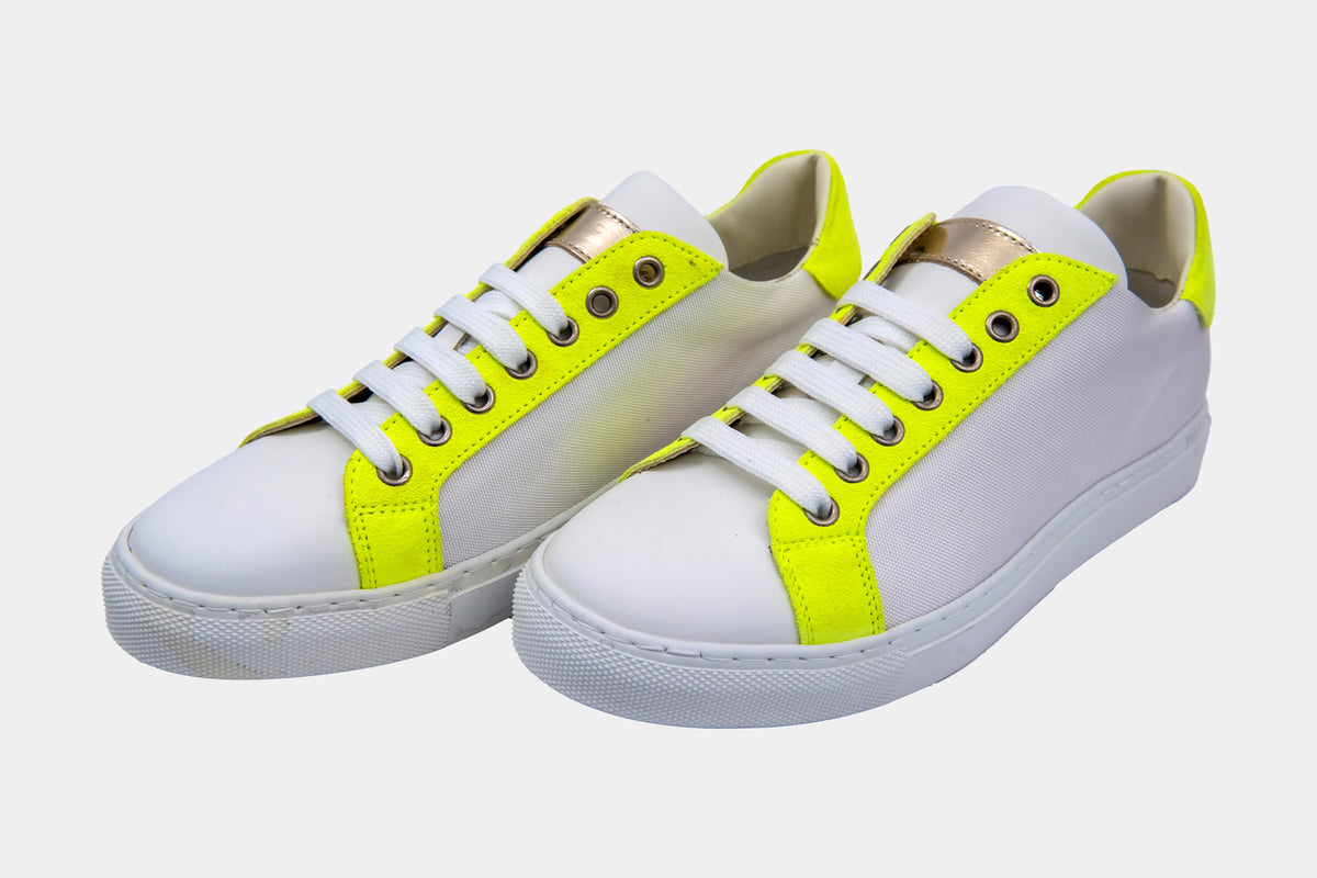 Sneaker PL Bianco/Limone