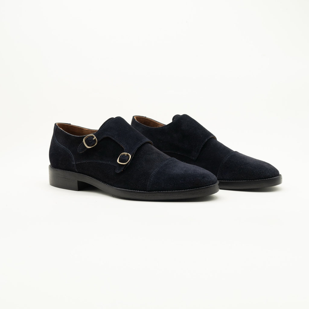 Cambridge black matt leather moccasin