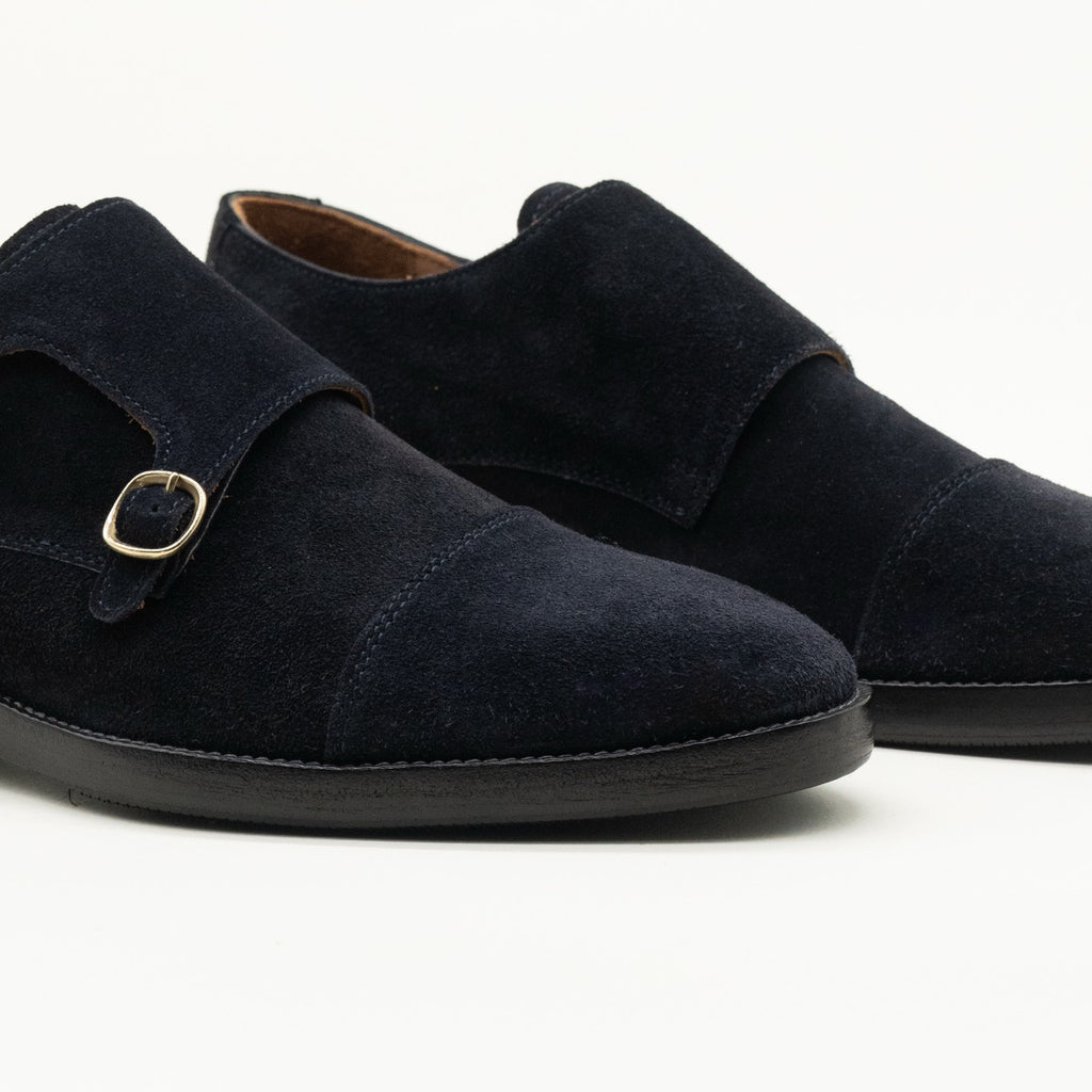 Cambridge black matt leather moccasin