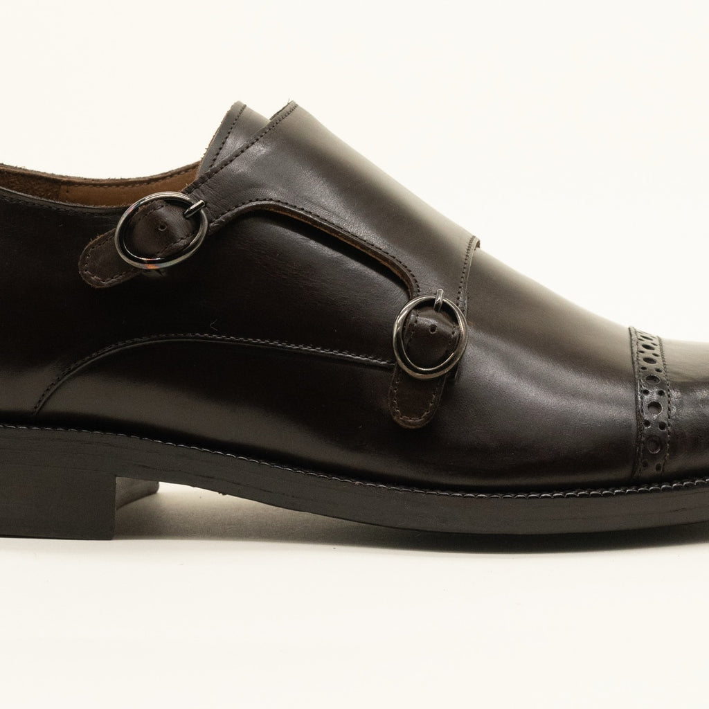Cambridge black matt leather moccasin