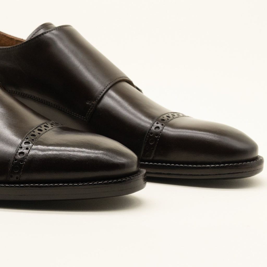 Cambridge black matt leather moccasin