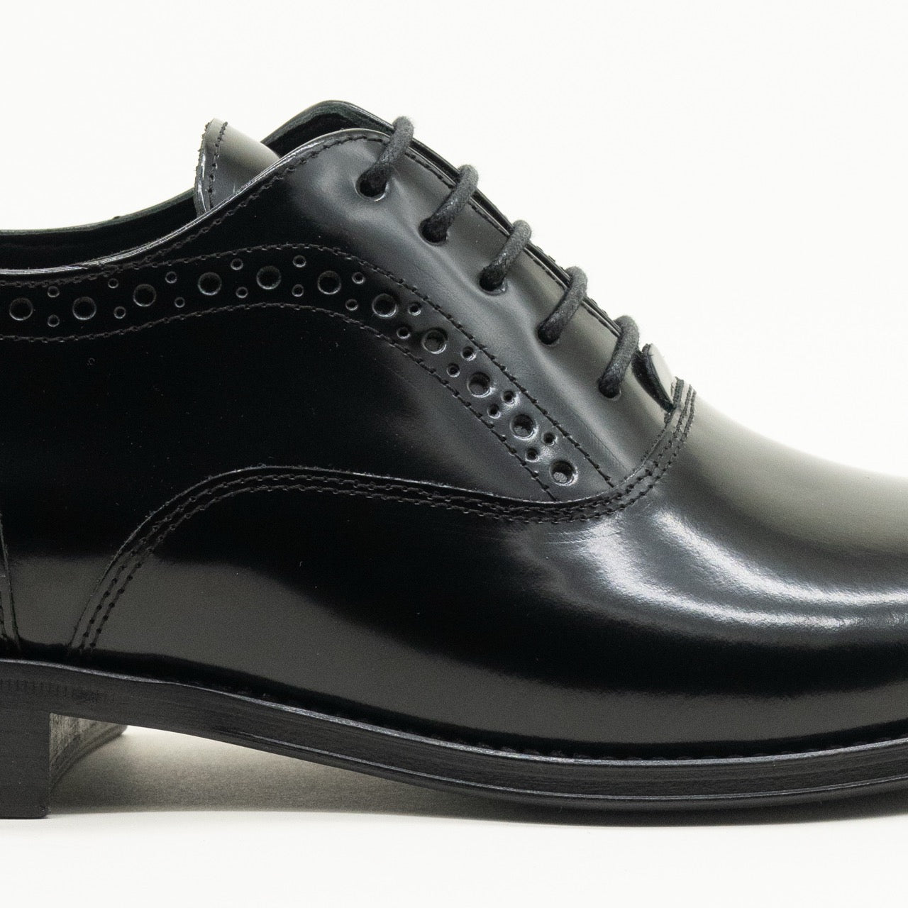 Francesina Nera Semi-Forata