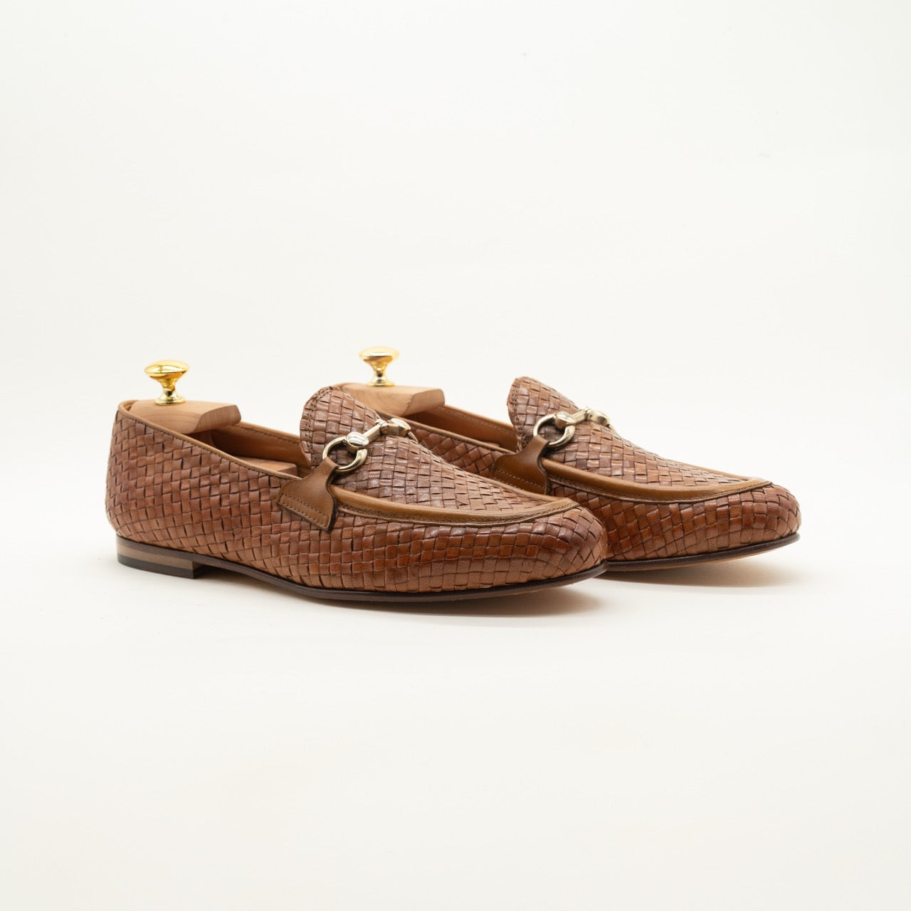 Mocassino Intrecciato Cognac