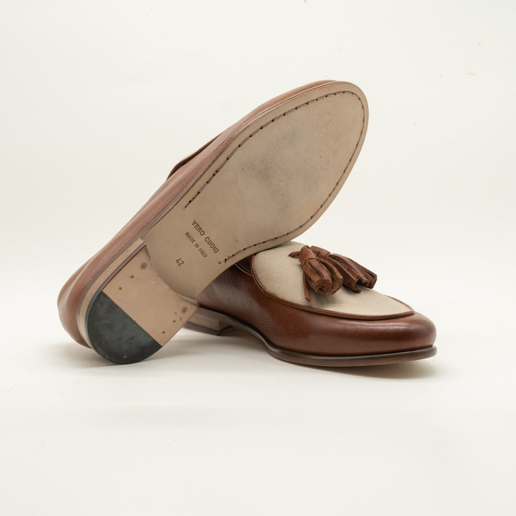 Cambridge black matt leather moccasin