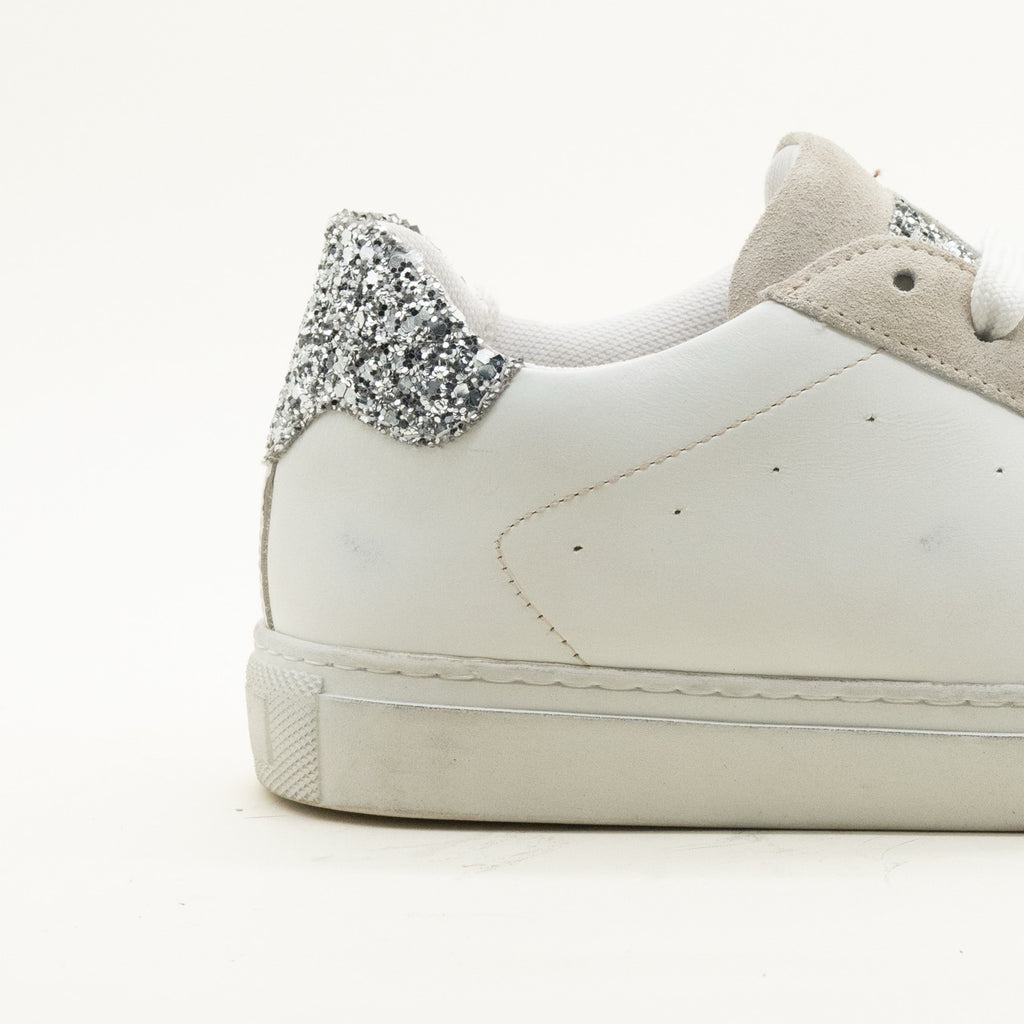 Sneaker PL bianco/argento